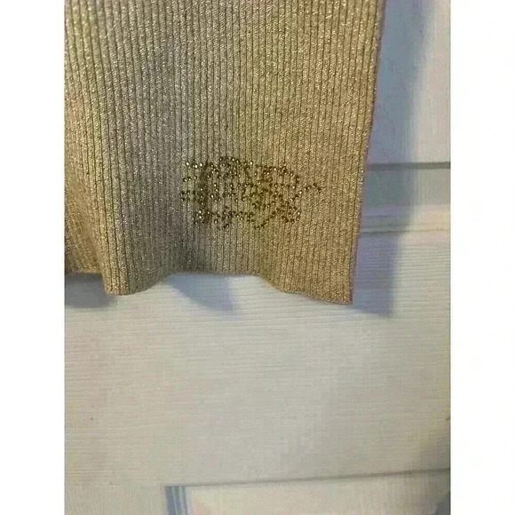 Vintage Y2K Ed Hardy V Neck Long Sleeve Top Sweater Skeleton Embellished Bling - Picture 3 of 8